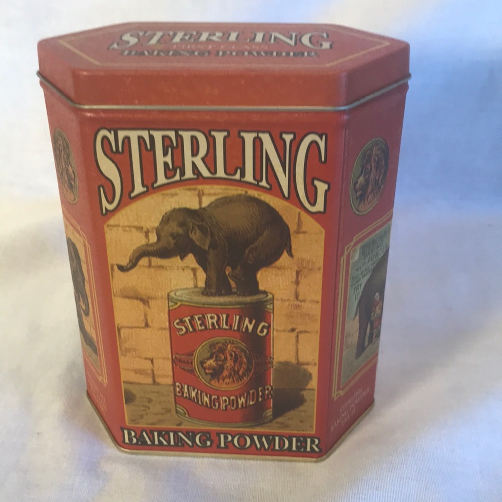 Sterling Baking Powder tin